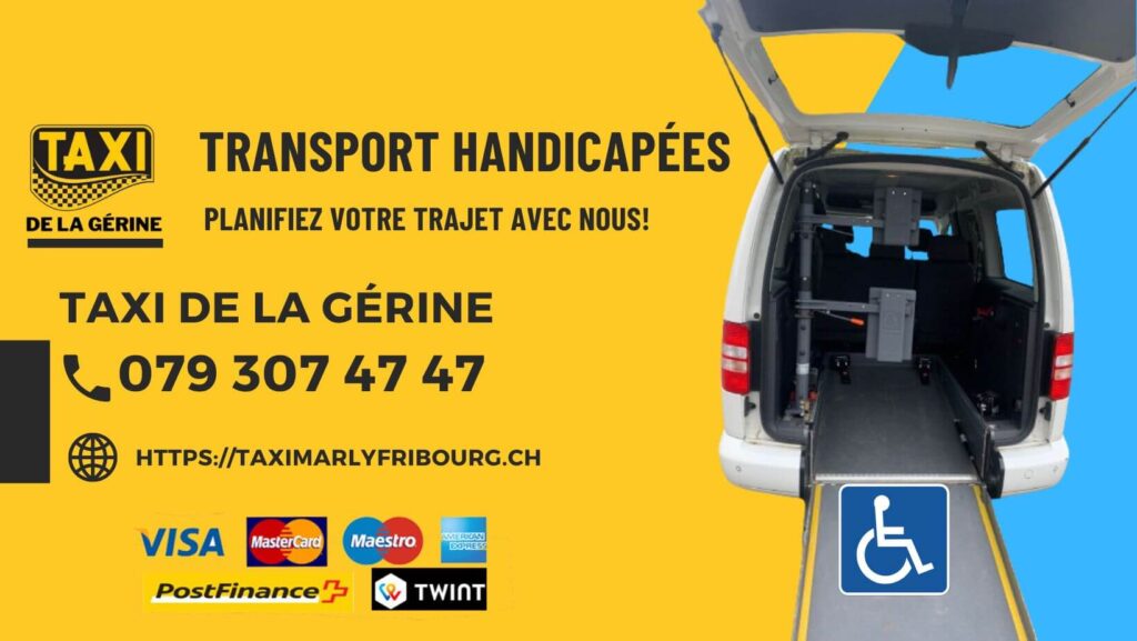 Taxi Marly Fribourg Transport Handicapees